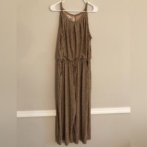 Flowy Cheetah Print Jumpsuit